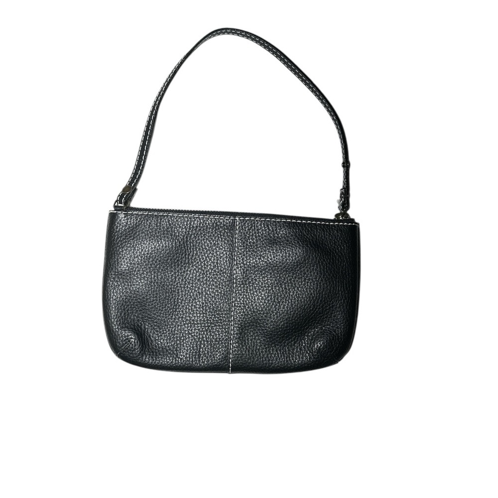 GAP Black Pebbled Leather Mini Shoulder Bag